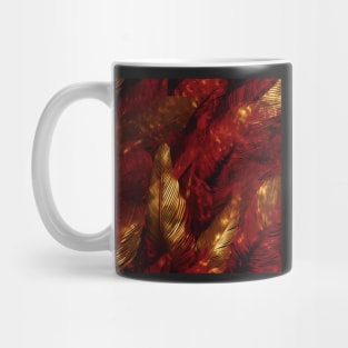 Phoenix Feather Pattern Mug